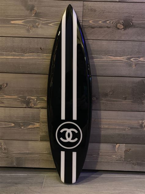 chanel surfboard wall art.